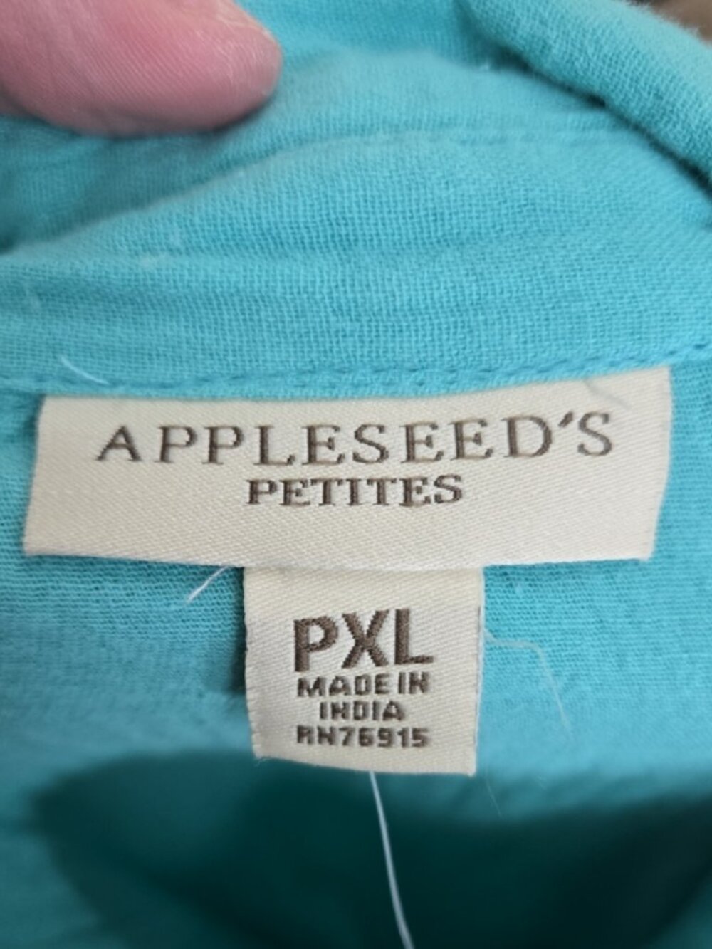 Aqua Petite Button Front Dress Size PXL - Picture 7 of 10